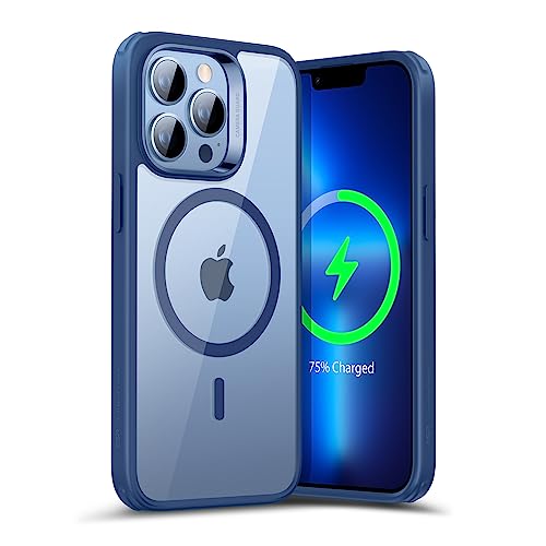 ESR für iPhone 13 Pro Hülle, Kompatibel mit MagSafe, Classic Hybrid Magnet Handyhülle iPhone 13 Pro Case Militärnorm Sturzschutz Kratzfeste Rückseite, Klares Blau