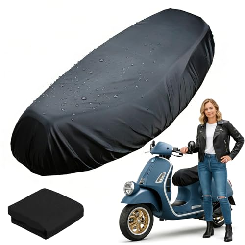 Motorrad Sitzbezug Universal, Roller Sitzbezug, Wasserdicht, Regenschutz