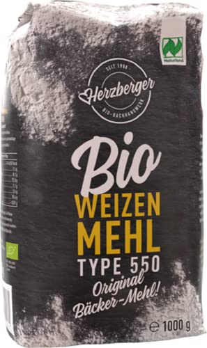 Herzberger Bio Naturland Weizen Mehl Typ 550, 1kg