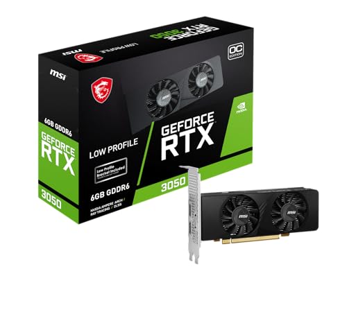 MSI GeForce RTX 3050 LP 6G OC - 6GB GDDR6 Speicher, 96-bit, 14 Gbps