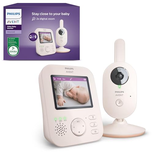 Philips AVENT Philips Babyphone mit Kamera Advanced - DEKRA Zertifiziert privat und sicher - 2.8