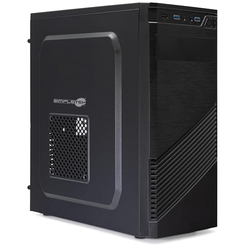 SIMPLETEK - Desktop-PC der 14. Generation | Core i9 14900T RAM 256 GB SSD 4 TB | schwarzes Gehäuse, inklusive Windows 11 Pro Lizenz und dedizierter GPU RTX4090 24 GB