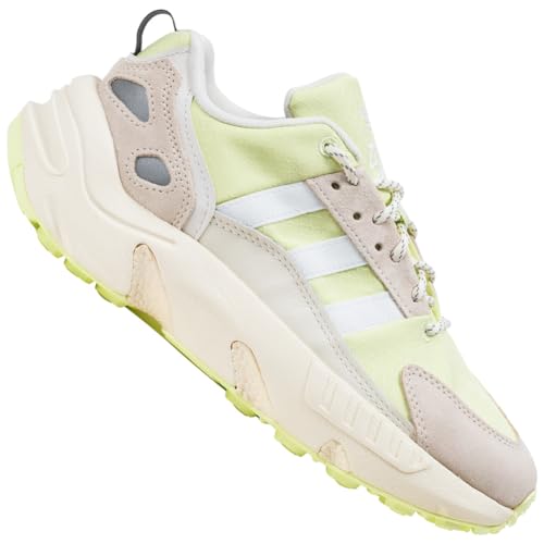 adidas Herren Zx 22 Boost Sneaker, Off White FTWR White Pulse Limette, 44 2/3 EU