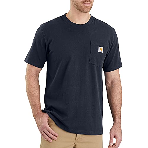 Carhartt Workwear Pocket T-Shirt S/S - Baumwoll T-Shirt,navy 412, L