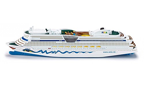 Siku 1720, Kreuzfahrtschiff AIDAluna, 1:1400, Metall/Kunststoff, AIDA-Optik, Nicht schwimmfähig