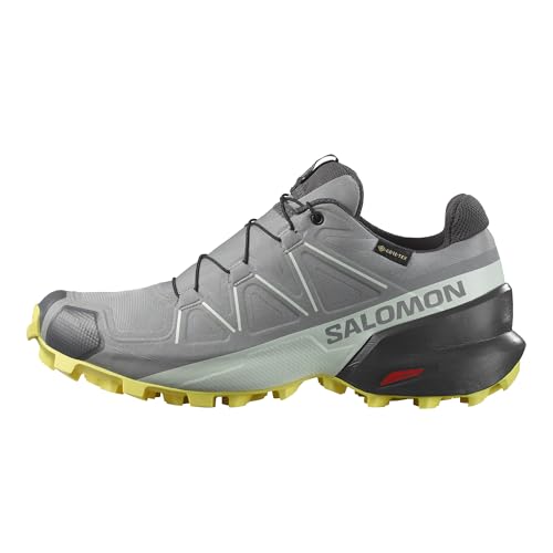 Salomon Speedcross Gore-Tex wasserdichte Damen Trail-Laufschuhe, Wetterschutz, Aggressiver Grip, Präzise Passform, Sharkskin, 40 2/3