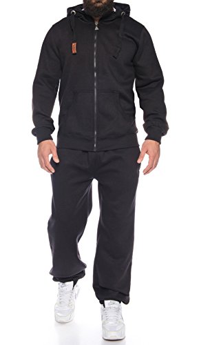 Finchman Finchsuit 1 Herren Jogging Anzug Trainingsanzug Sportanzug FMJS135, Black, XXL