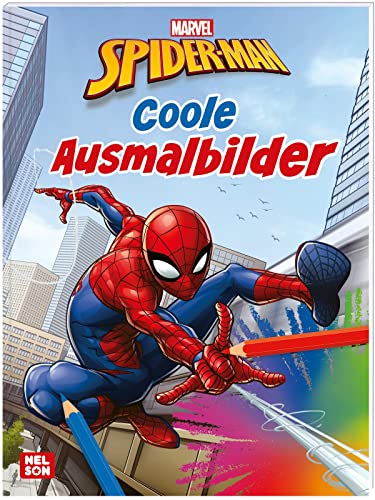 Spider-Man: Coole Ausmalbilder: Malvorlagen für Kinder ab 3 Jahren (MARVEL)