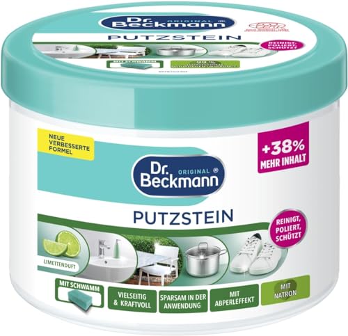 Dr. Beckmann Putzstein | Universalreiniger für den ganzen Haushalt | inkl. Putzschwamm | 550 g