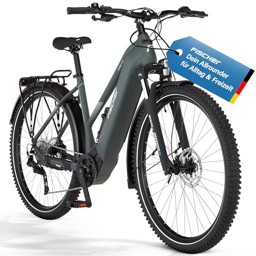 Fischer E-Bike ATB Terra 6.8i Ultimate Elektrofahrrad für Damen und Herren, RH 45, Mittelmotor 90 Nm, 36 V Akku