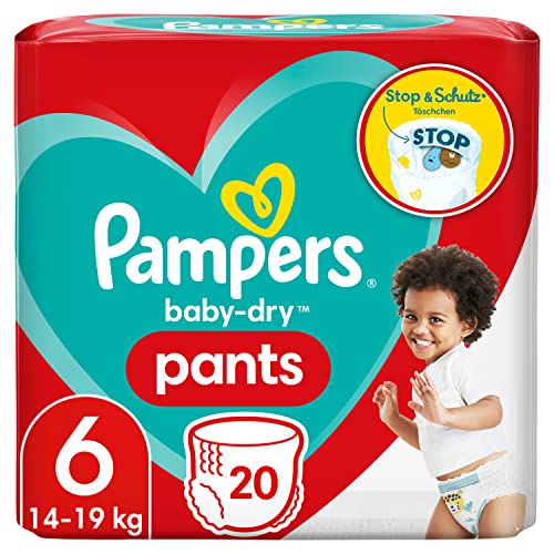 Pampers Baby-Dry Pants, Größe 6 (14-19kg), 20 Stück
