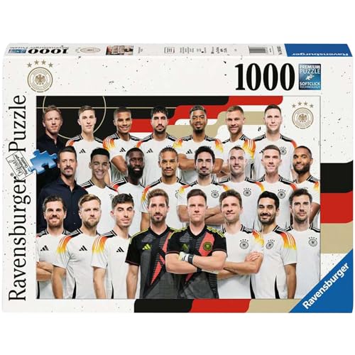 Ravensburger Puzzle 12001033 - Nationalmannschaft DFB 2024-1000 Teile DFB Puzzle für Erwachsene und Kinder ab 14 Jahren