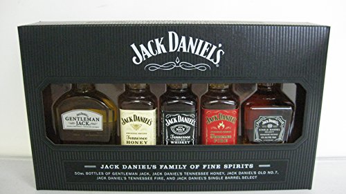 Jack Daniels Geschenkset Mini je 0,05l Family of Fine Spirits