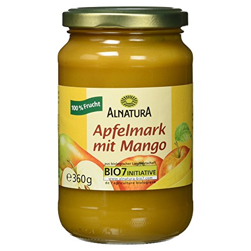 Alnatura Bio Apfelmark mit Mango, Vegan, 360g