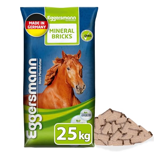 Eggersmann Mein Pferdefutter Mineral Bricks 25 kg | Mineralfutter für Pferde - Zur Unterstützung des Stoffwechsels & Immunsystems - Pferdefutter mit Mineralstoffen & Vitaminen