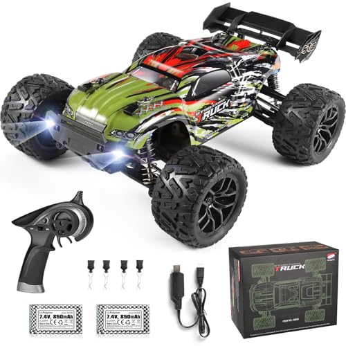 HAIBOXING Ferngesteuertes Auto 1/18 RC Car Hailstorm, 4WD All Terrain High Speed Racing Auto 36 kmh, 2,4 GHz RC Truck 4X4 Offroad wasserdicht elektrisch betrieben