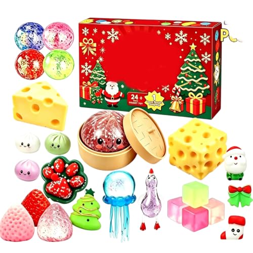 Entspannung Squishy Mystery Box Adventskalender für Kinder & Erwachsene