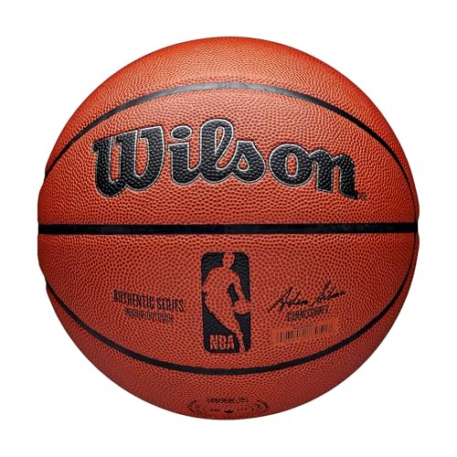 Wilson NBA Authentic Series Indoor-Outdoor Ball WZ2016501XB, Unisex basketballs, Orange, 7 EU