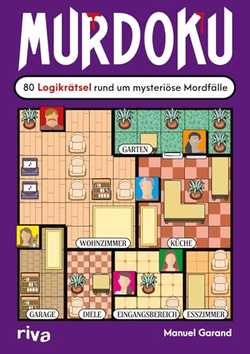Murdoku: 80 Logikrätsel rund um mysteriöse Mordfälle | Löse spannende Kriminalfälle mit Sudoku und Logicals. Kniffliges Geschenk für True-Crime-Fans und Rätselliebhaber zu Geburtstag