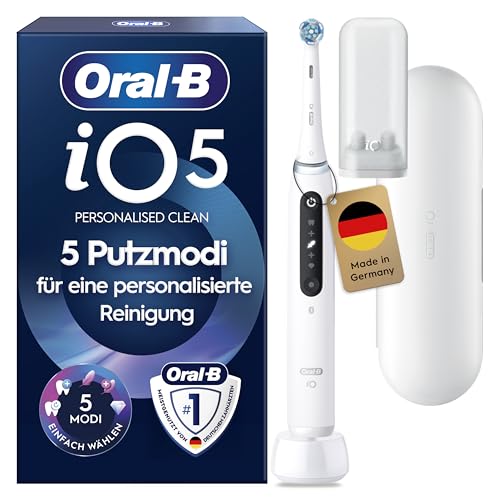 Oral-B iO Series 5 Elektrische Zahnbürste, Weiß