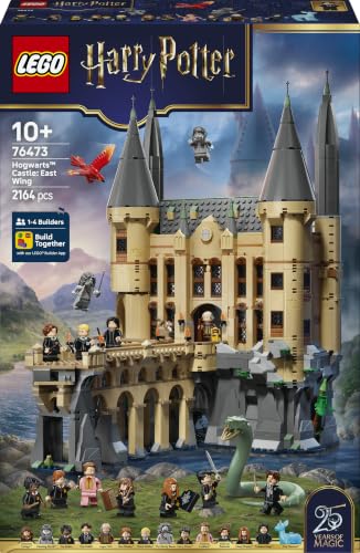 LEGO Harry Potter Schloss Hogwarts: Ostflügel 76473 | Spielzeug ab 10 Jahren für Jungen, Miniatur Modellbausatz mit 13 Minifiguren & Patronus, DIY Deko, Geschenk, 2164 Teile