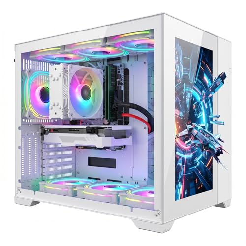 STGsivir Gaming PC, Core i7-11700KF 5 GHz, GeForce RTX 3060 12GB GDDR6,32 DDR4 RAM, 2TB SSD, WLAN 6, BT 5.0, RGB Lüfter x9, Windows11 Pro, Gamer PC Computer Desktop