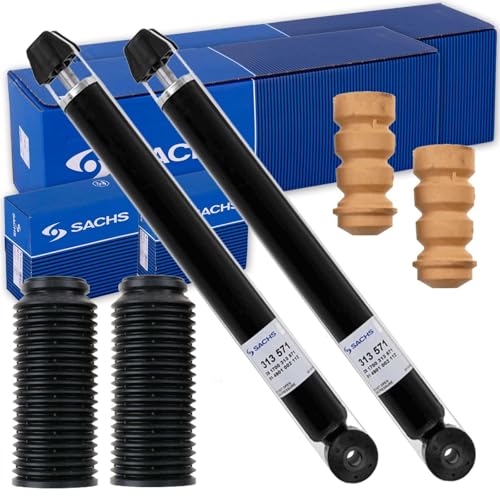 BandelOne enthält 2x Sachs Stoßdämpfer+Protection Kit hinten passend für Corsa D Punto