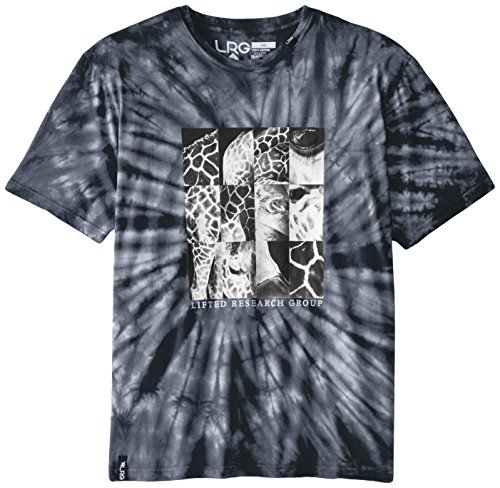 LRG Herren Big-Tall Boxes Tie Dye T-Shirt, Schwarz, 4X-Groß