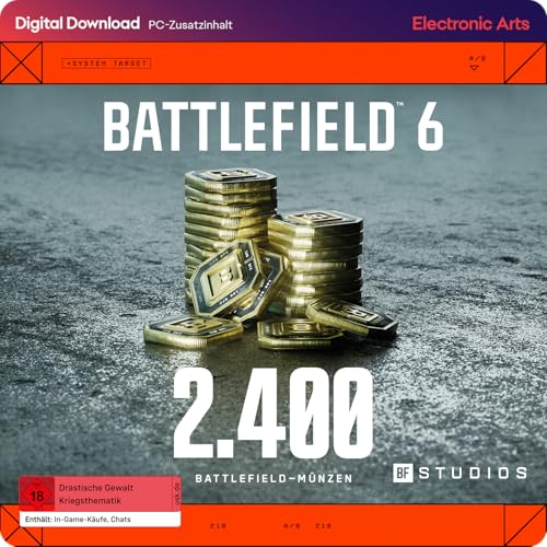 2.400 BF-Münzen | Battlefield 6 & REDSEC PCWin | Download Code EA App | Deutsch