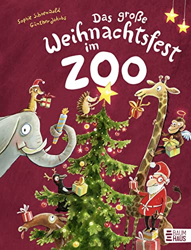 Das große Weihnachtsfest im Zoo: Ein lustiges Bilderbuch mit Ignaz Pfefferminz Igel aus