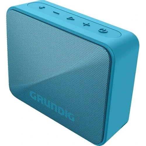 GRUNDIG Solo+ Blue Bluetooth Lautsprecher, Soundbox, 3.5 W RMS Leistung, 30 Meter Reichweite, mehr als 20 Stdn. Spielzeit, Bluetooth 5.3, Spritzwassergeschütztes Gehäuse (IPX5), Schwarz