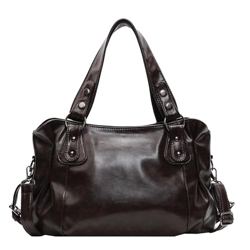 GSenhui Tote Bag Damen Handtasche Vintage Tragetasche Groß City Schultertasche mit Mehreren Taschen, Crossbody Tasche Umhängetasche Frauen Groß für Schule Arbeit