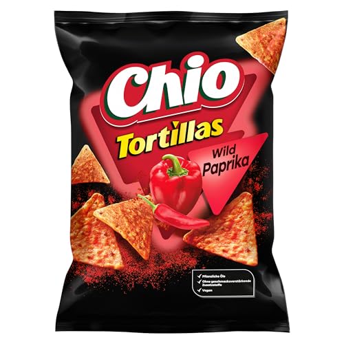 Chio Tortillas Chips Wild Paprika, 110 g