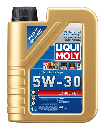 LIQUI MOLY Longlife III 5W-30 | 1 L | Synthesetechnologie Motoröl | Art.-Nr.: 20646