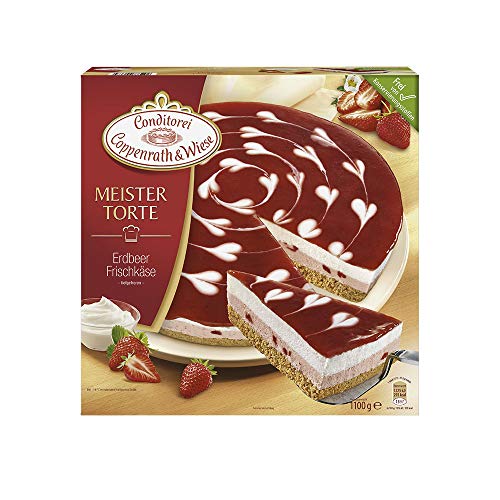 Conditorei Coppenrath & Wiese Meistertorte, Erdbeer-Frischkäse, 1.1kg (Tiefgefroren)