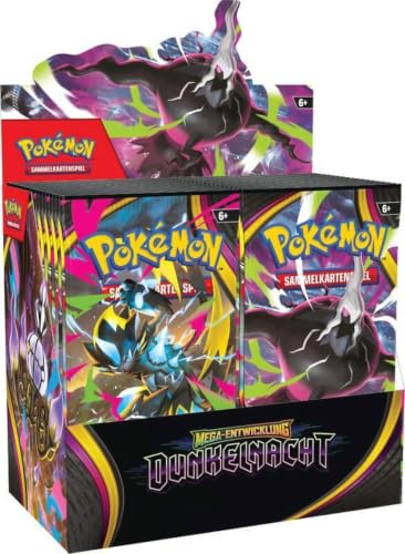 Pokémon Karten: Dunkelnacht 36-Display, Mega Entwicklung, deutsch, OVP, Sealed