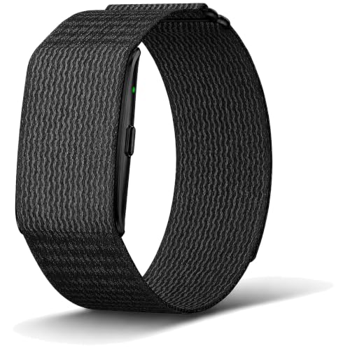 DuckDik Sense Smartband ohne Display Damen Herren, Entwickelt in Spanien, KI-Coach, Schlaf Energie Erholung, Herzfrequenz 24/7 HRV SPO₂, IP68, Akku +45 Tage, Ohne ABO, Schwarz