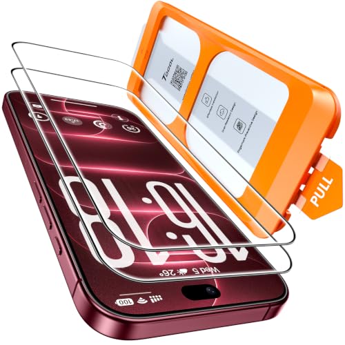 TOCOL für iPhone 18 Pro Max für Panzerglas 6,9 Zoll, Einfache Montage
