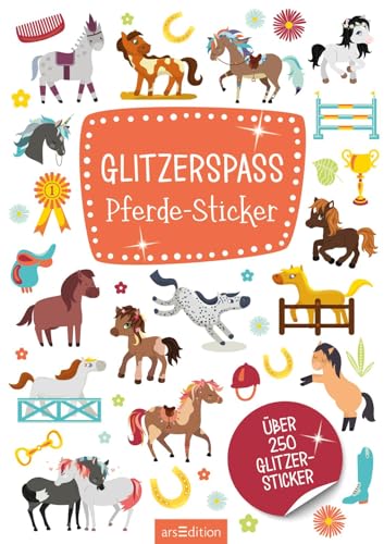 Metallic- und Glitzerspaß: Glitzerspaß Pferde-Sticker: Über 250 Glitzersticker