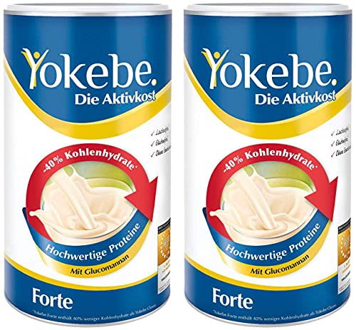 Sparset Abnehmen Yokebe Forte 2 x 500 g Pulver neue Formel