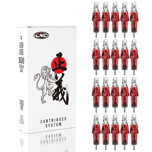 CNC Tattoo Nadeln Set 20 stück Tattoo Cartridges Einweg Mixed # 10 Bugpin Round Magnum Curved Magnum Cartridge Tattoo Nadeln 7RM 9RM 11RM 15RM EN04R-20KIT-L