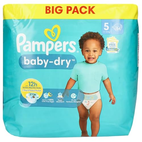 Pampers Windeln Größe 5 Junior, 54er Packung