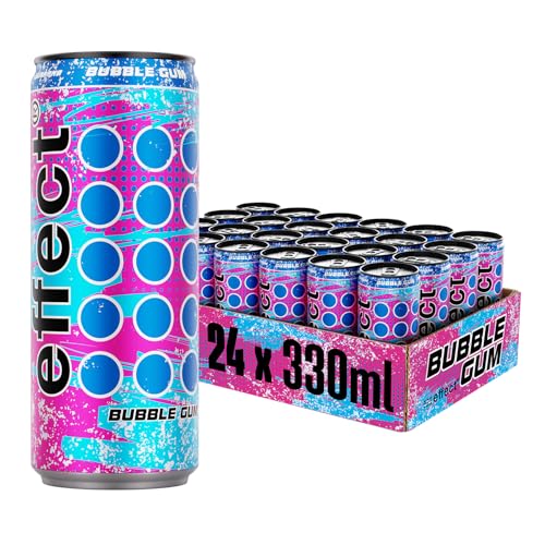 effect Energy Drink BUBBLE GUM - Tray mit 24 Dosen, 24x0,33l