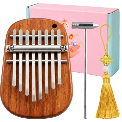 3 Stück Kalimba, Musikinstrument Set Mit Daumenklavier, Klöppel Und Anhänger, Klangvoll Und Einfach Zu Spielen, Kompakt Und Tragbar, Perfekt Für Anfänger Und Musikliebhaber Im Alltag