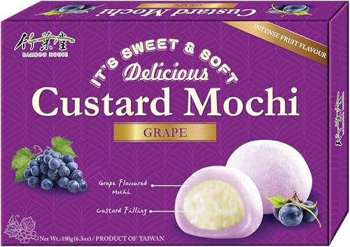 BAMBOO HOUSE Custard Mochi, Traube - 1 x 180 g