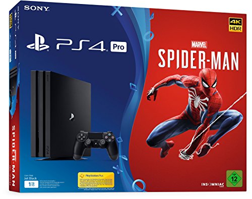 PlayStation 4 Pro - Konsole (1TB) Marvel's Spider-Man Bundle inkl. 1 DualShock 4 Controller
