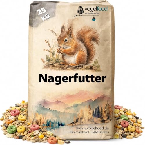 Samore | 25 kg Nagerfutter für Zwergkaninchen, Meerschweinchen, Hamster und Kaninchen | Kleintierfutter | Nährstoffreiches, ausgewogenes Hauptfutter | Artgerechter und natürlicher Energiespender