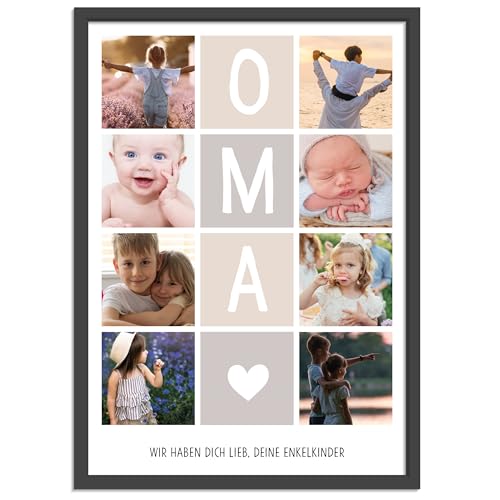 OWLBOOK® Personalisierte Geschenke für Oma Fotogeschenke für Oma Geschenke zum Geburtstag Geburtstagsgeschenke für Oma | Oma | Papier