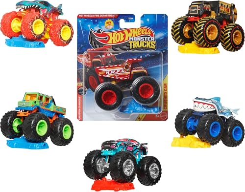 Mattel FYJ44 Hot Wheels Monster Trucks 1:64 Die-Cast - Sortiert, Preis Gilt für 1 Stück