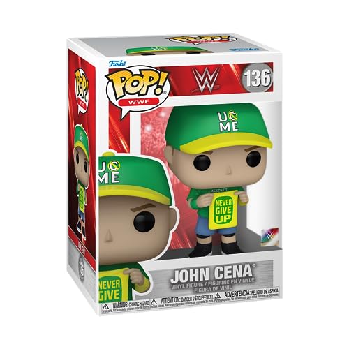 Funko Pop! WWE: John Cena - (Never Give Up) - Vinyl-Sammelfigur - Geschenkidee - Offizielle Handelswaren - Spielzeug Für Kinder und Erwachsene - Sports Fans - Modellfigur Für Sammler und Display